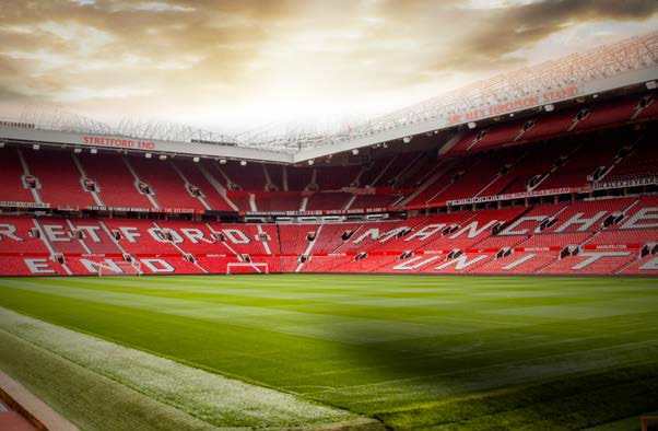 Stadium view at Manchester United Football Club © Manchester United Football