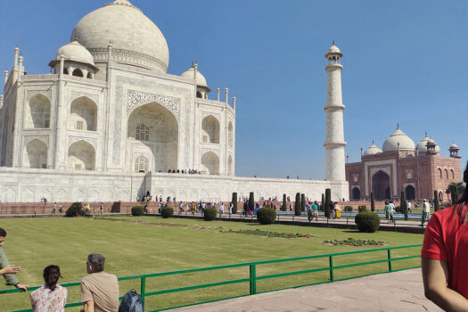 The Taj Mahal in Agra
