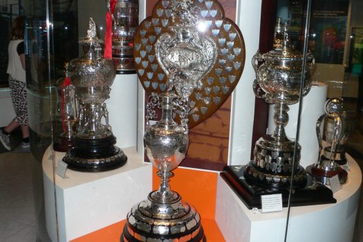 Trophies in the National Football Museum, Manchester