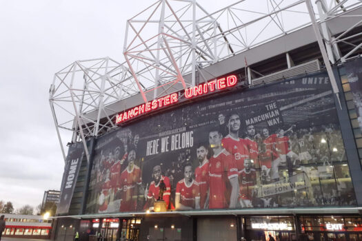 Old Trafford Stadium, home of Manchester United