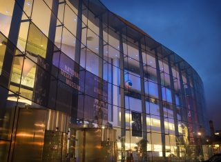 National Media Museum exterior view at dusk