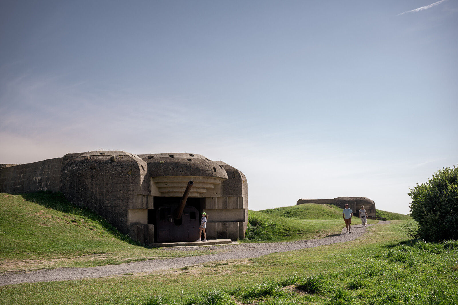 Batterie de Longue sur mer, Normandy