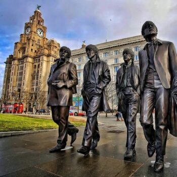 Beatles statue, Liverpool, North West