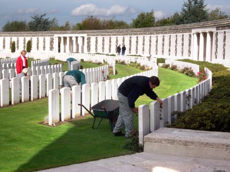 Tyne Cot Cemetary WW1 battlefields ©Commonwealth War Graves Commission